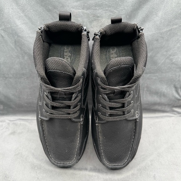 Orthofeet Ranger Men’s Black Leather Boots Casual Comfort Lace-Up Size 11 X-Wide - Picture 11 of 14